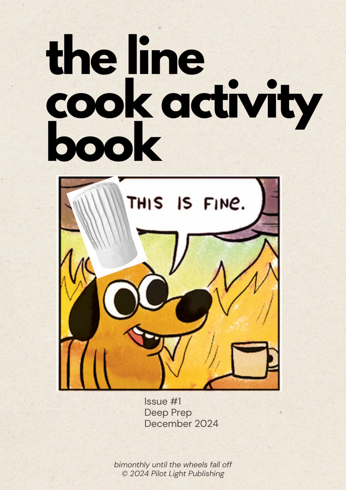 Line Cook Activity Book, December 2024, Issue 1